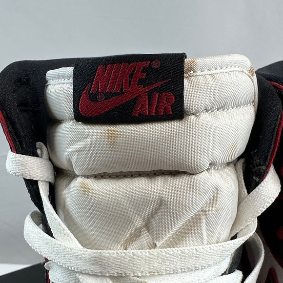 Nike Air Jordan 1 Retro High OG Black/Gym Red-White Sneakers - Picture 16 of 16